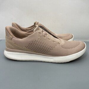 Kizik Lima Sneakers Hands Free Knit Athletic Comfort Fawn Pink Womens 9